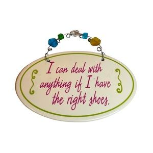 Shoe Placque